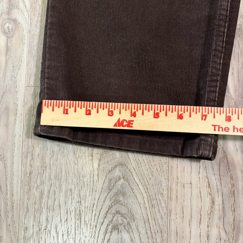 Vtg Levis 559 Corduroy Jeans Brown Relaxed Fit Straight Red Tab Y2K 32x30 HK - Picture 6 of 11